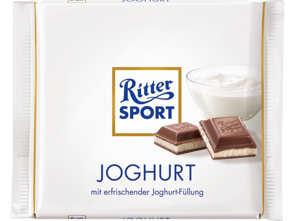 Ritter Sport Joghurt čokoláda 100 g  - originál z Německa
