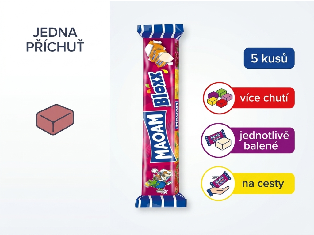 Haribo Maoam Bloxx 5 ks 110 g - srovnání