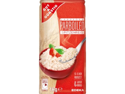 G&G Dlouhozrnná rýže PARBOILED 1 Kg