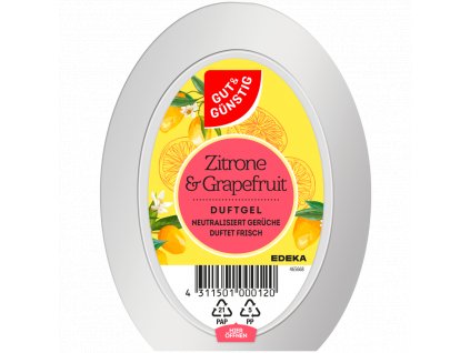 G&G vonný gel, citrón & grapefruit 150g  - originál z Německa