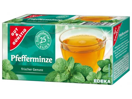 G&G Mátový bylinný čaj 25 sáčků, 56,25g  - originál z Německa