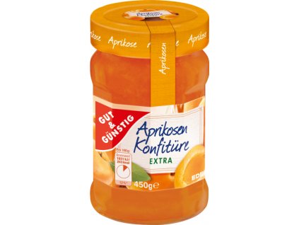 G&G Meruňkový džem s 50% ovoce, 450g - originál z Německa