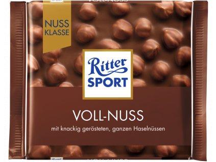 Ritter Sport Voll Nuss mléčná čokoláda s oříšky 100g