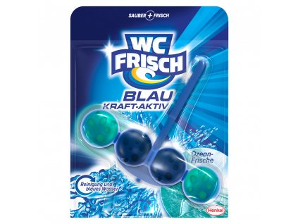 WC frisch Blau Kraft Aktiv Ozean Frische závěsný blok 50g  - originál z Německa