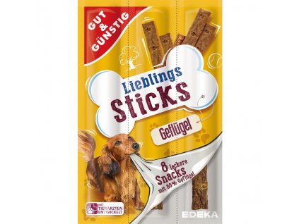 G&G Žvýkací tyčinky s drůbežím 5ks, 55g