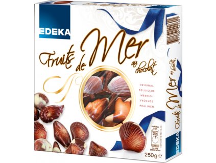 EDEKA Fruit de Mer mořské plody s lískooříškovou náplní 250g - originál z Německa