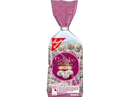 G&G Čokoládové koláčky s barevnými perlami 200g - originál z Německa