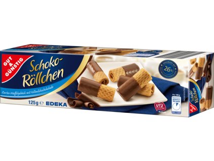 G&G Čokoládové roládky - mléčné 125g  - originál z Německa