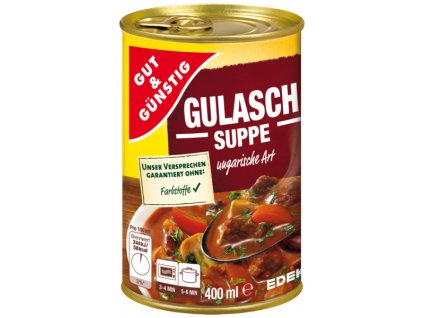 G&G Gulášová polévka 400ml  - originál z Německa