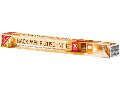 G&G Papír na pečení - útržky 30ks  - originál z Německa