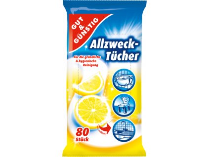 G&G Antibakteriální vlhčené ubrousky 80ks - originál z Německa