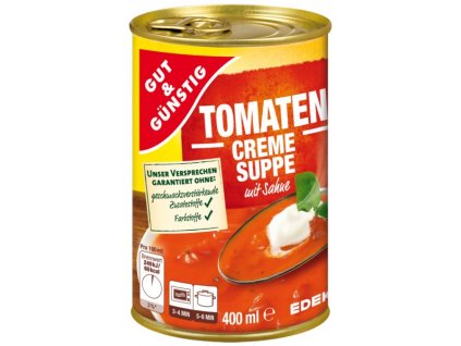 G&G Krémová rajčatová polévka se smetanou 400 ml