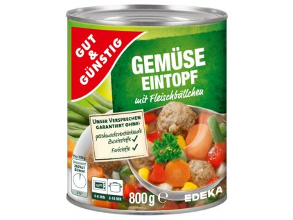 G&G Zeleninový eintopf smasovými kuličkami 800g