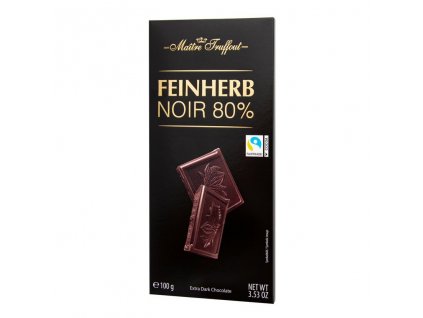 Truffout Premium hořká čokoláda s 80% kakaa 100g