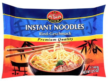 Asia Gold Instantní nudle – hovězí 60g