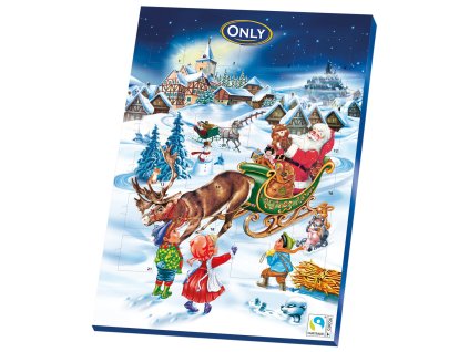 Only Adventní kalendář modrý 75g