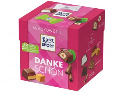 Ritter Sport čokoládová kostka Dankeschön 22 ks, 176g