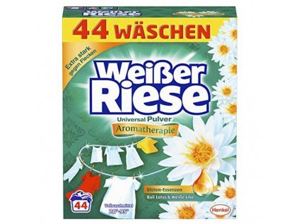 Weisser Riese Bali Lotus & Bílý leknín prášek na praní, 44 PD