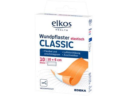 Elkos Pflaster - elastisch 10 Stk  - originál z Německa