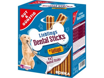 G&G Dentální tyčinky drůběží, multipack 4x180g, 720g