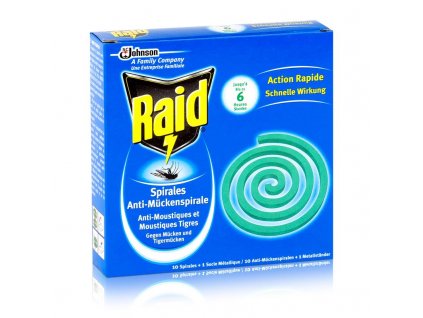 Raid insekticidní spirála proti komárům 1 ks