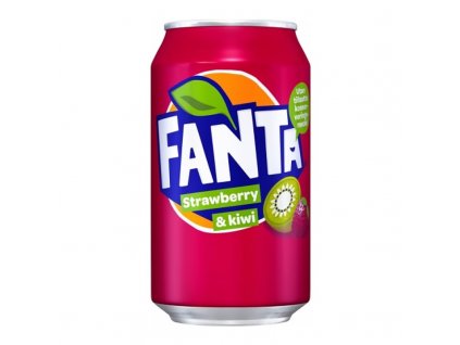 Fanta s příchutí jahod a kiwi 0,33l