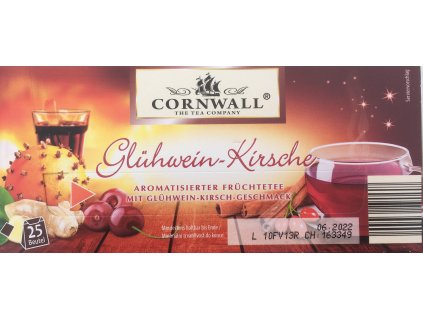 Cornwall zimní čaj s příchutí svařeného vína a třešní 25 ks 68 g