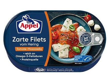 Appel sleďové filety v rajčatové omáčce s mozzarellou 200 g