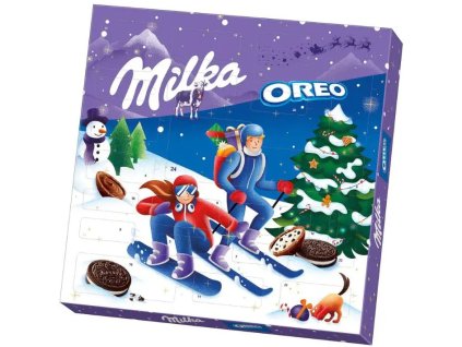 Milka adventní kalendář Milka & Oreo 280 g