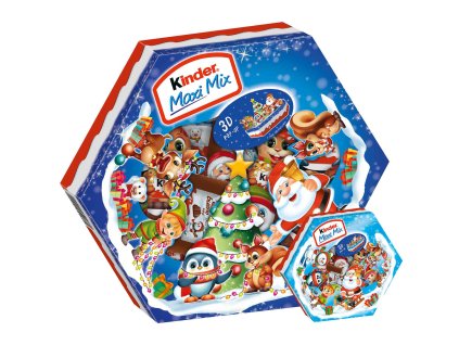 kinder Maxi Mix Vánoční talíř 143 g