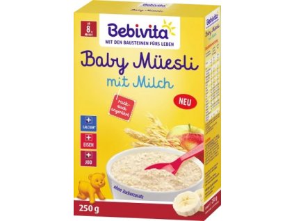 Bebivita Baby Müsli s mlékem, 250 g