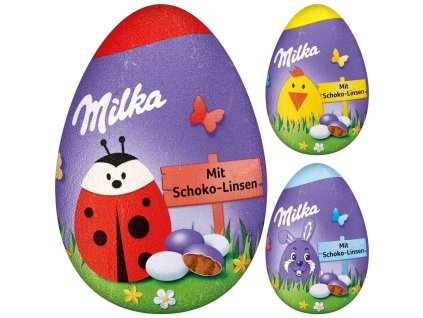 Milka Velikonoční zábavné vajíčko s lenitlkami 50g