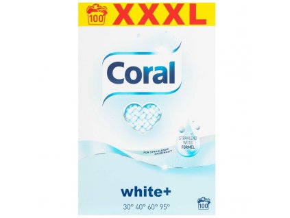Coral 100 pracích dávek White+ 7 kg