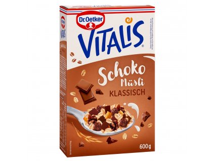 Dr. Oetker Vitalis Čokoládové müsli, klasik, 600g