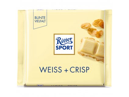 Ritter Sport bílá čokoláda s křupinkami 100g