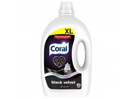 Coral Black Velvet Prací gel na tmavé prádlo 2,5 l, 50 dávek