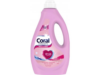 Coral Wolle & Seide prací gel na vlnu a hedvábí 25 dávek, 1,25l