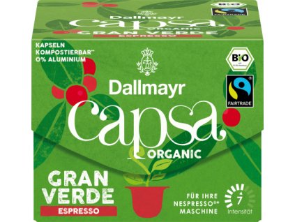 Dallmayr Bio capsa Gran Verde Lungo Espresso 10 ks- 56g