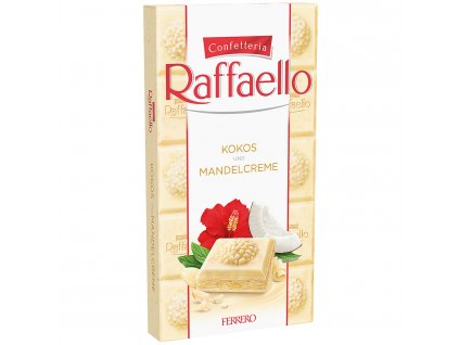 Raffaello bílá čokoláda s kokosem a mandlovým krémem 90g
