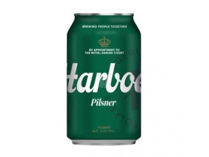 Harboe Pilsner světlé pivo 4,6%, 0,33 l