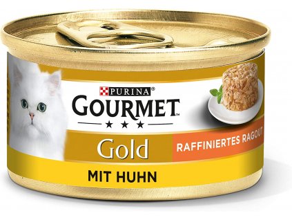 Purina GOURMET Gold s kuřecím ragú 85 g