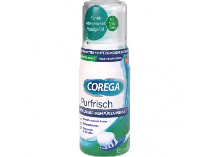Corega Purfrisch čisticí pěna na zubní náhrady 125 ml
