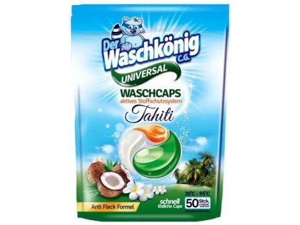 Waschkönig Tahiti Universal kapsle na praní 50 ks
