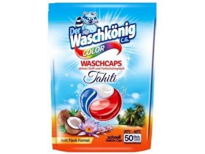 Waschkönig Tahiti Color kapsle na praní 50 ks