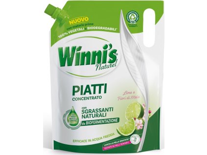 284685 winni s piatti lime eco ricarica myci prostredek na nadobi s vuni limetky 900 ml