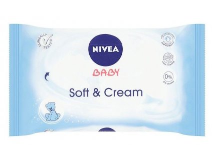 285261 nivea baby cistici ubrousky soft cream 63 ks