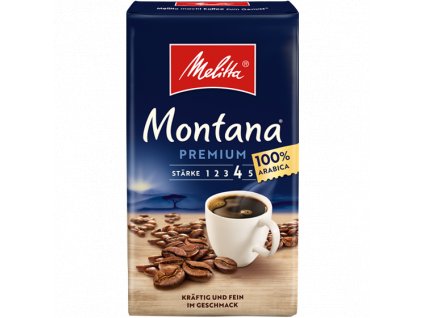 Melitta Montana Premium mletá káva 500 g  - originál z Německa