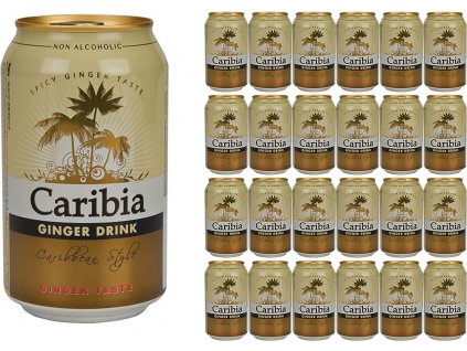 Caribia Ginger Beer zázvorová limonáda 24 x 330 ml-VÝHODNÉ BALENÍ