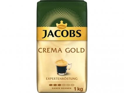 Jacobs Expertenröstung Crema Gold, zrnková káva 1kg  - originál z Německa