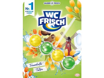 WC Frisch Blau Kraft-Aktiv závěsný blok se svěží vůní Traumhafte Tul 50 g
